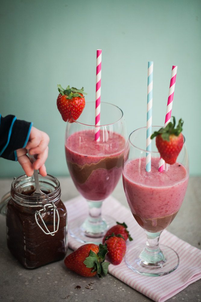 nutellaochjordgubbssmoothie-4