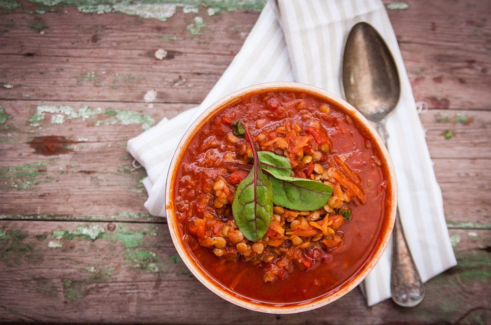tomatsås med linser