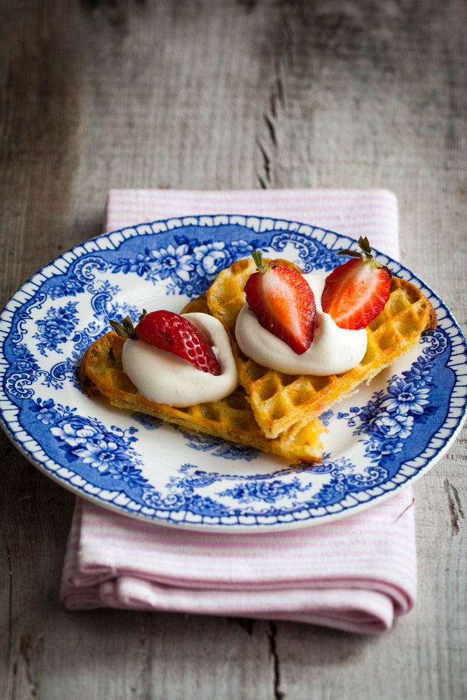 recept på våfflor