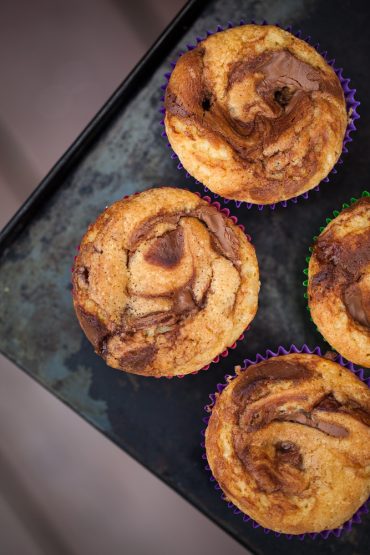 Mintkrokantmuffins