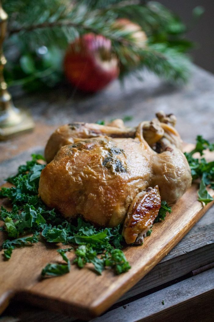 Hel kyckling i crock pot eller ugn