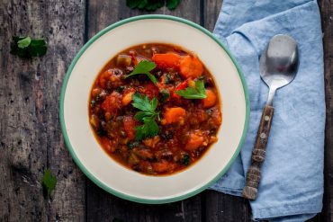 vegetarisk böngryta i crock pot