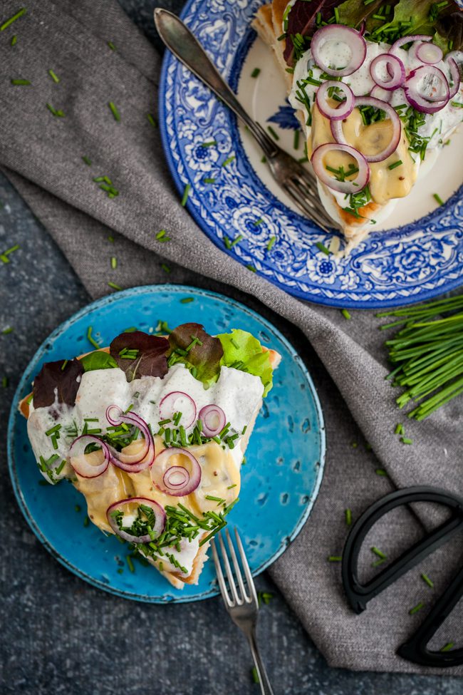 silltårta på hönökaka