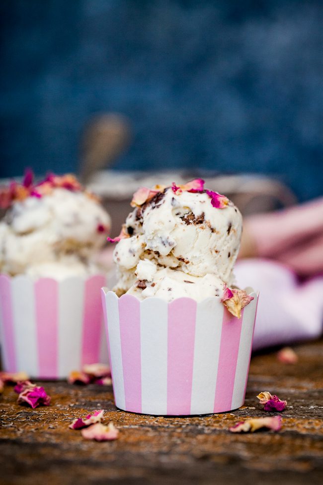 krämig glass utan maskin