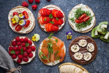 lyxig smörgås polarbröd rosta dela