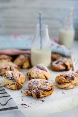 vetebullar med nutellafylling