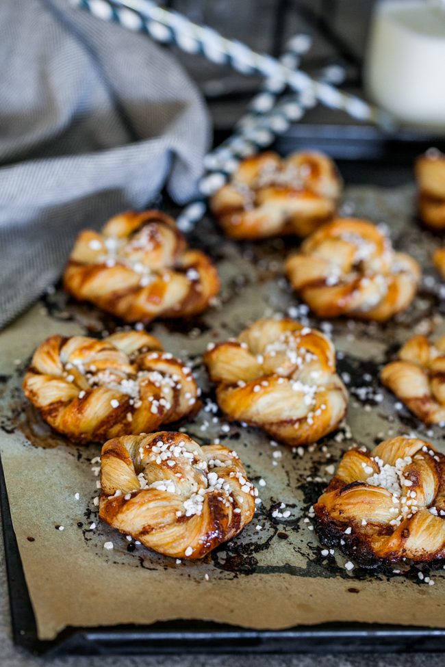 Snabba kanelbullar smördeg