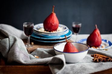 glöggkokta päron