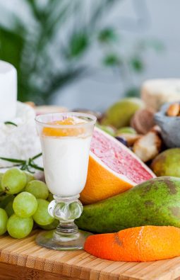 vit chokladmousse med lemon curd