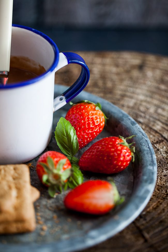 vegansk chokladdipp