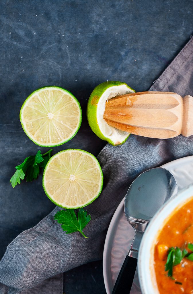 sötpotatis och kikartsgryta med kokosmjölk