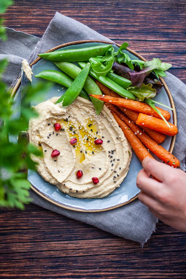 hummus hemgjord recept