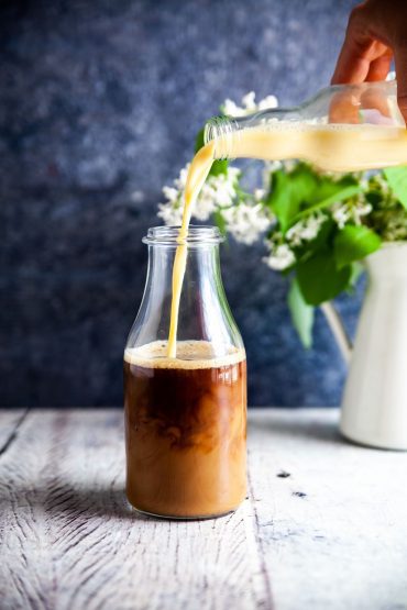 iskaffe, vegansk, gör själv, egen iskaffe