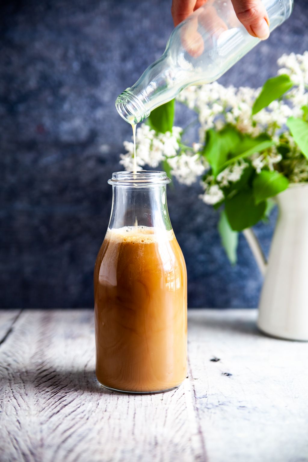 iskaffe, vegansk, gör själv, egen iskaffe