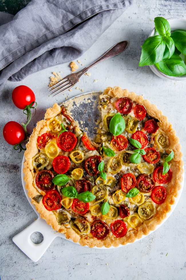 tomatpaj, västerbottenpaj, midsommar