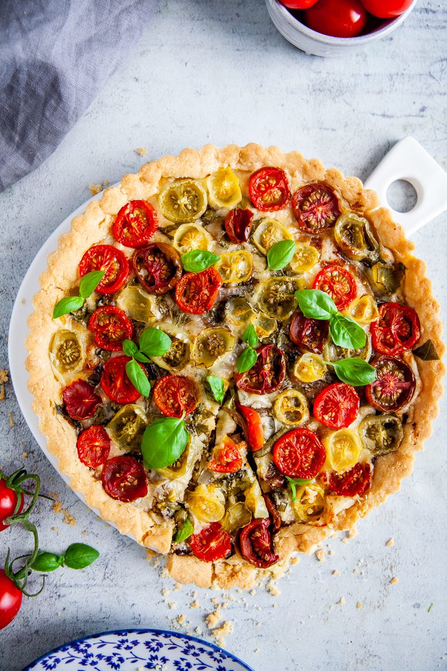 tomatpaj, västerbottenpaj, midsommar