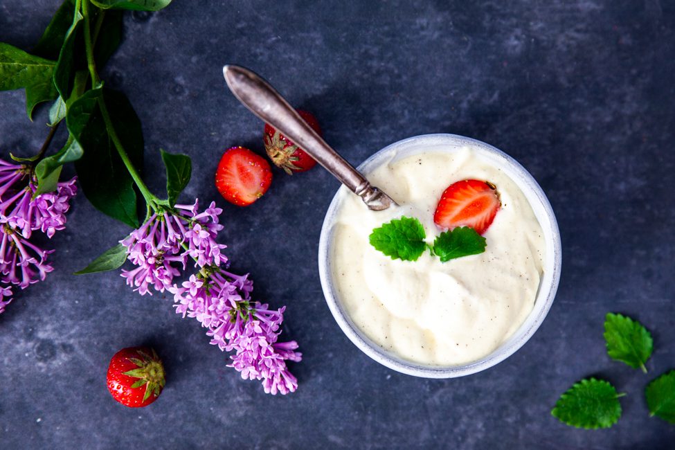 rårörd vaniljsås hemgjord 