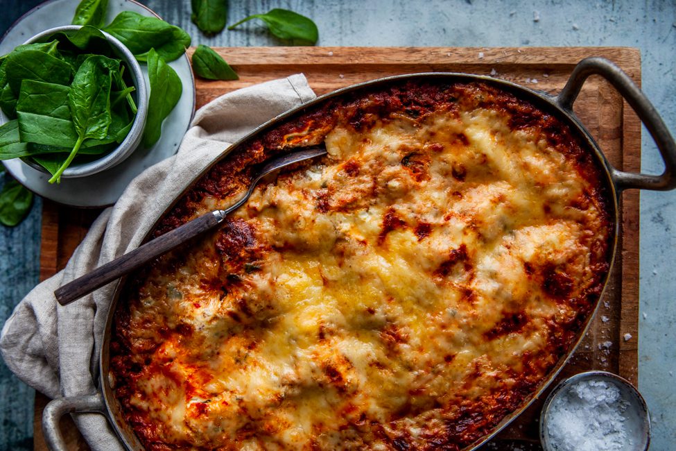 vegetarisk lasagne vego