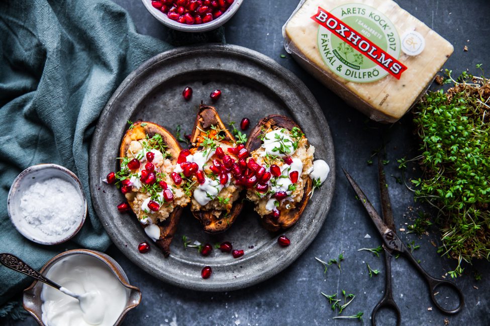 ugnsbakad sötpotatis ost boxholm