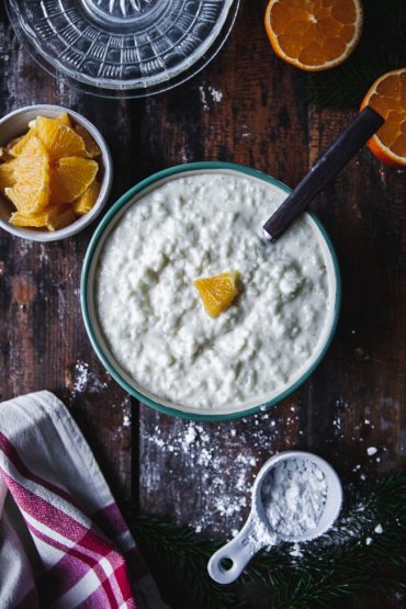 apelsinris. juldessert