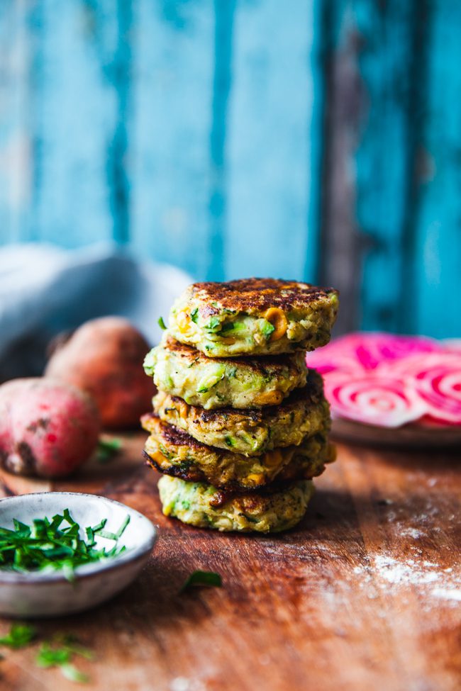 kikärtsbiffar med zucchini vegan veganska