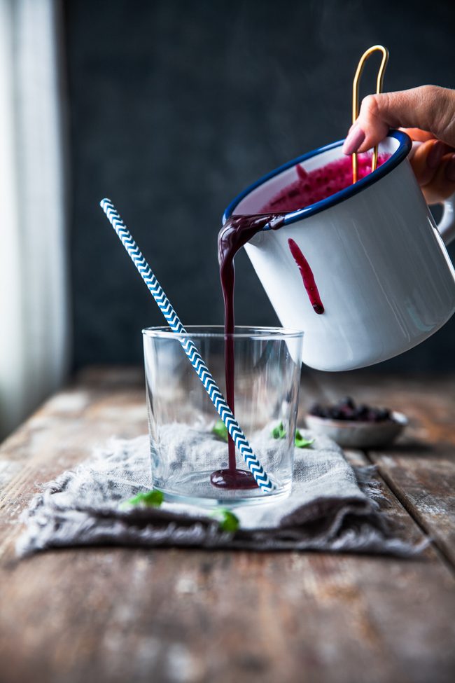 Recept hemgjord blåbärssoppa