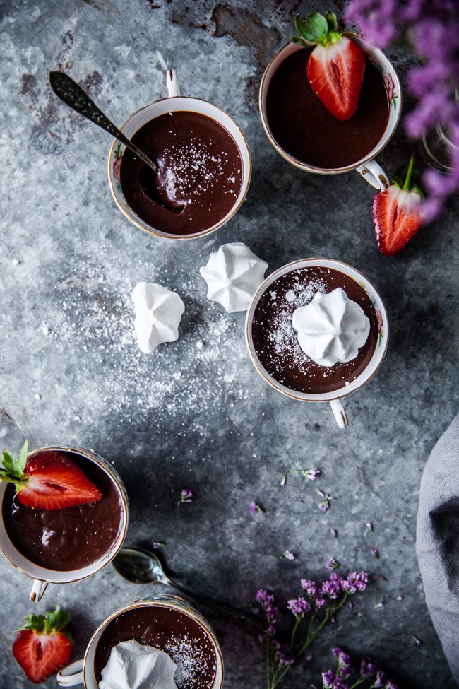 Pots de Crème chokladpudding