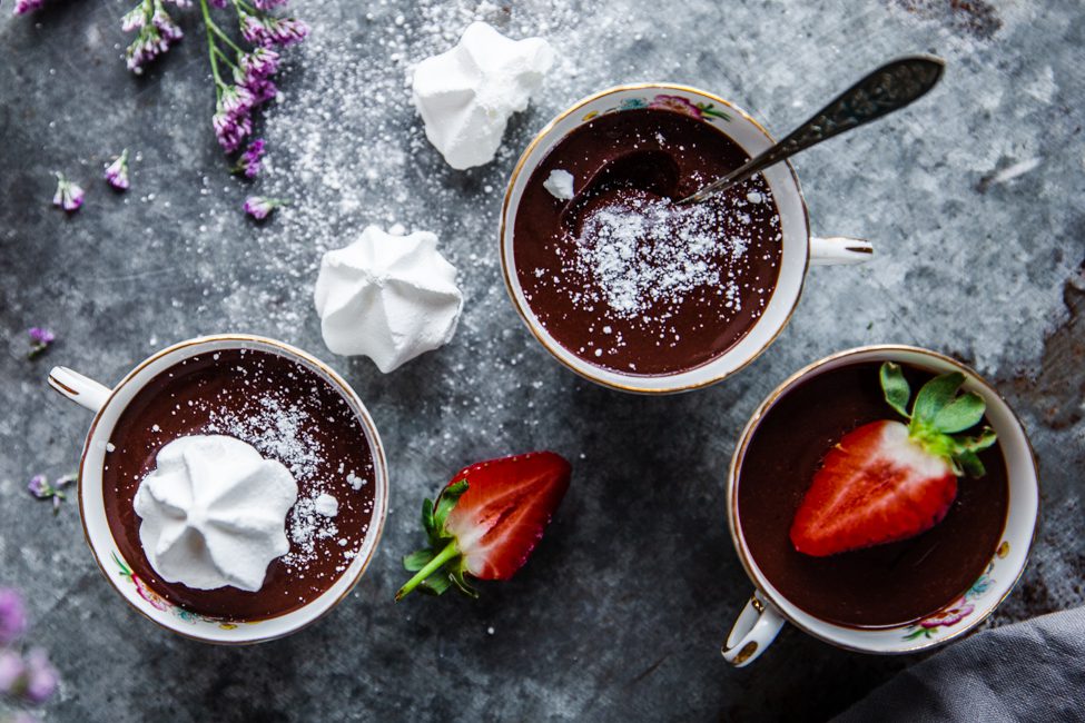 Pots de Crème chokladpudding