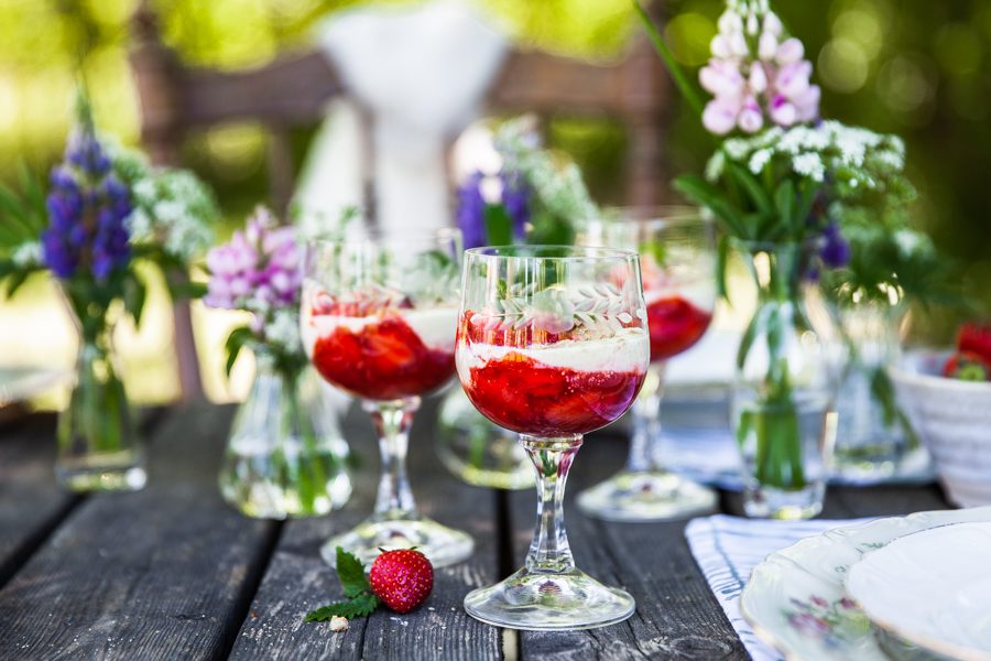 midsommardessert, sommardessert, sommarefterrätt, midsommarefterrätt