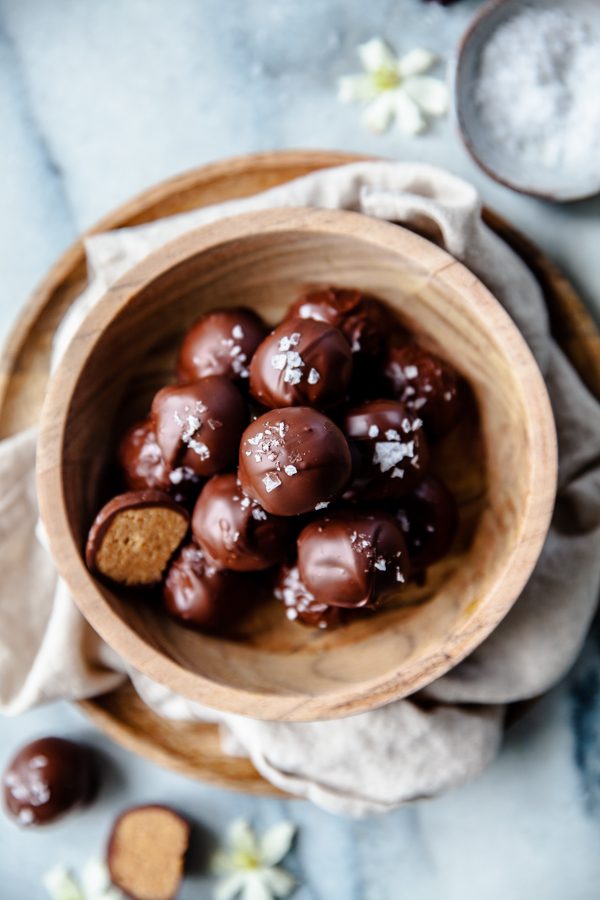 veganska jordnötstryfflar