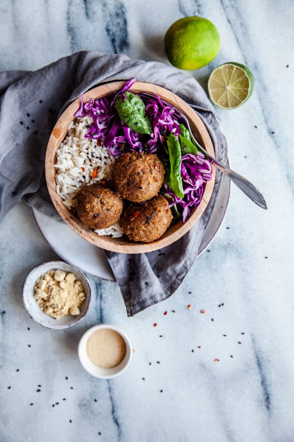 färsbiffar, vegofärsbiffar, asiatiska kottbullar
