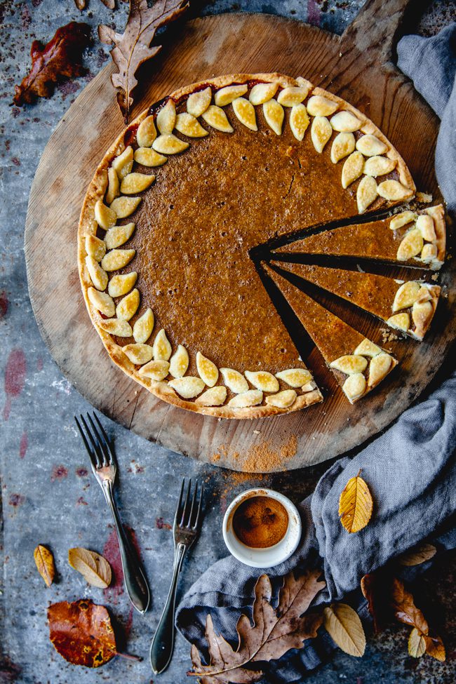 pumpa, paj, dessert, halloween, höst, dessert