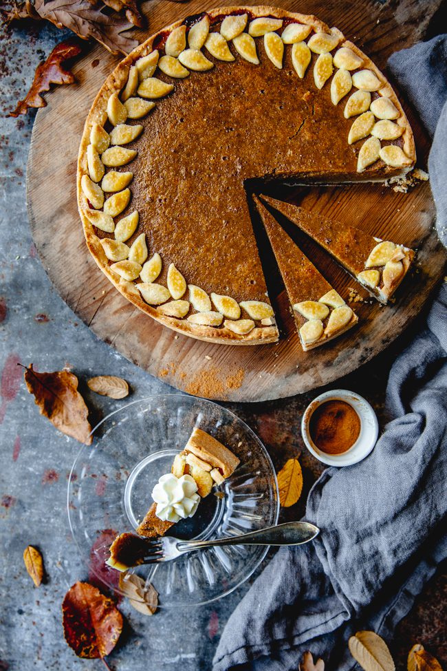 pumpa, paj, dessert, halloween, höst, dessert