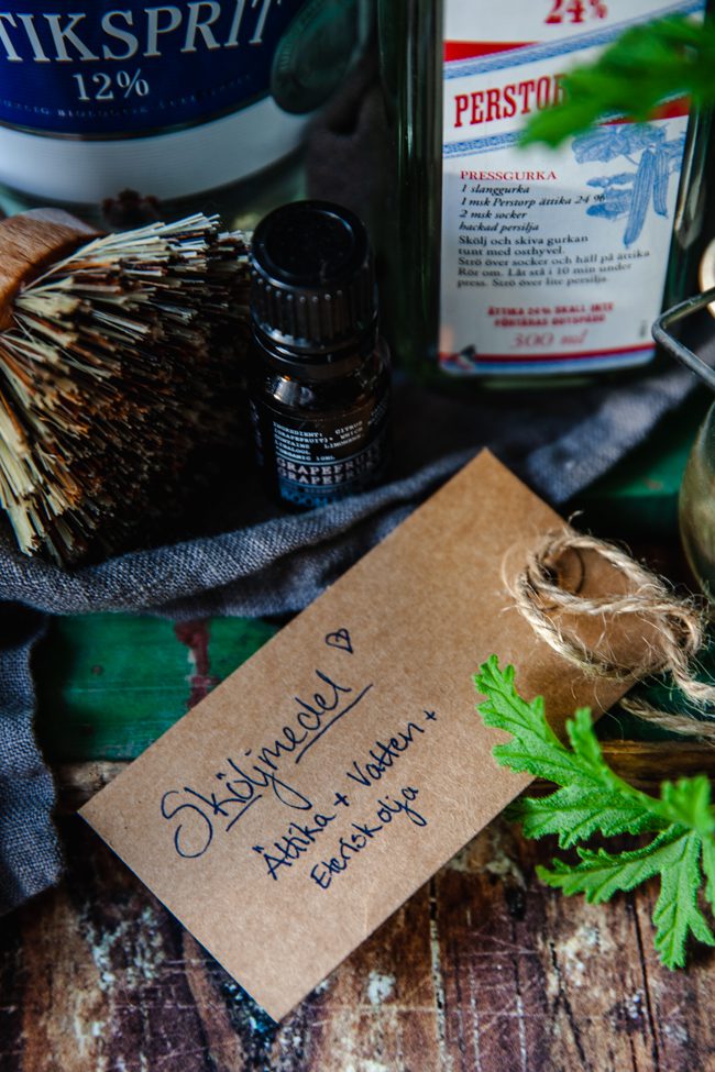 ättika, sköljmedel, eko