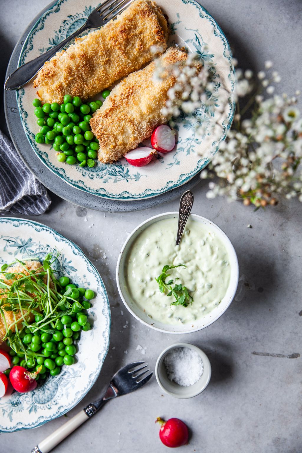 fisk i ugn, sås, torsk