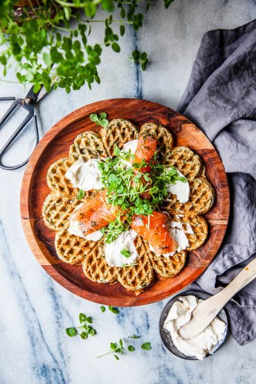 glutenfria våfflor, snittar, tilltugg