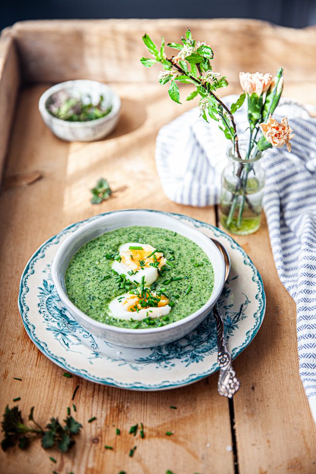 soppa, vår, soppa på brännässla