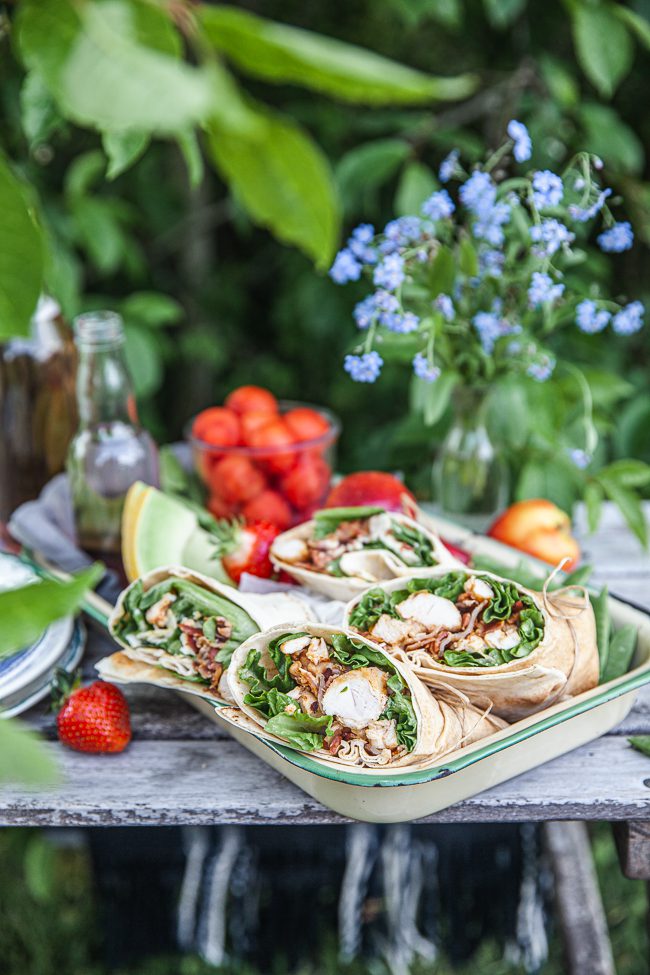 Ceasarsallad wrap