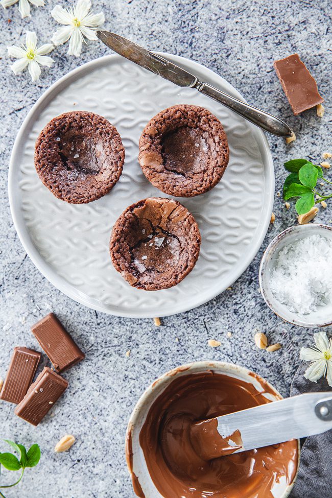 kladdkaksmuffins, snickers, 