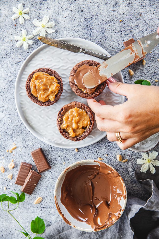 kladdkaksmuffins, muffins, kladdkaka