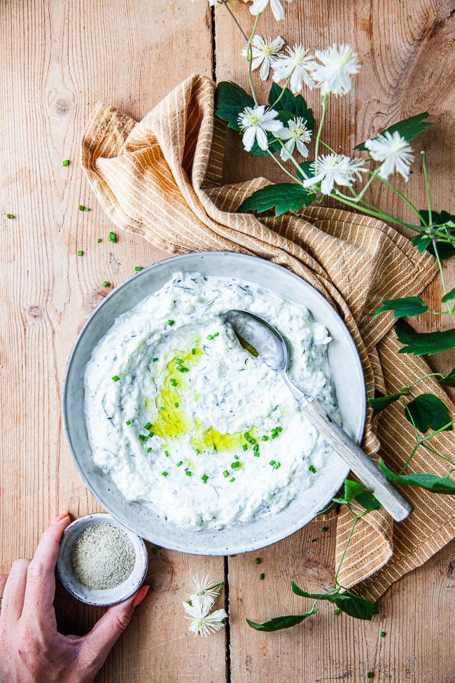 tzatziki med squash