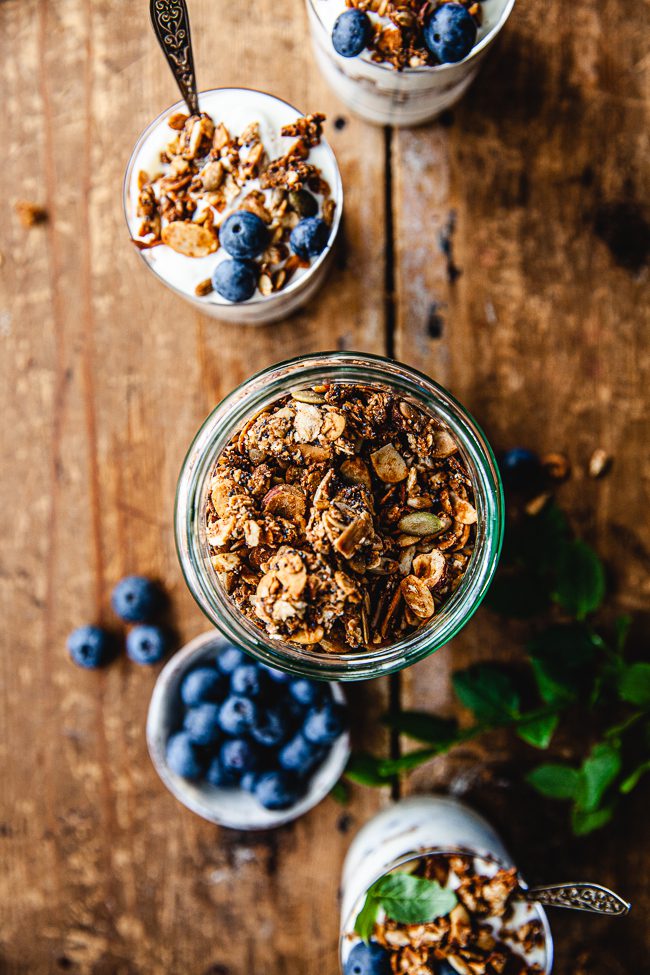 müsli, frukost, granola