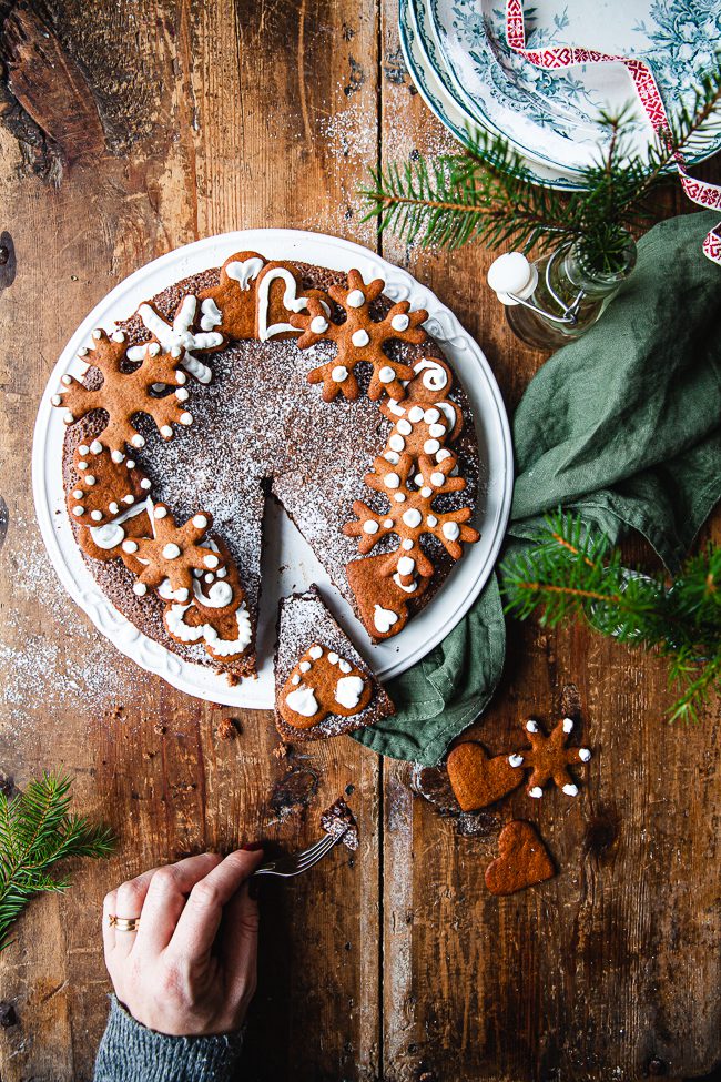 kladdkaka, pepparkakssmak
