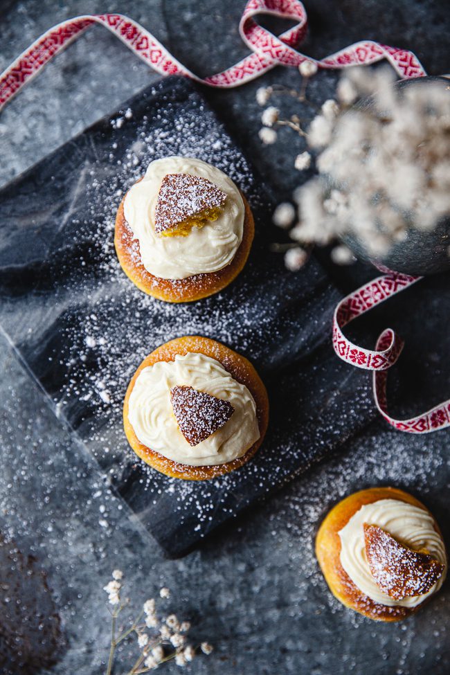 semla, julsemla, saffranssemlor, vit choklad