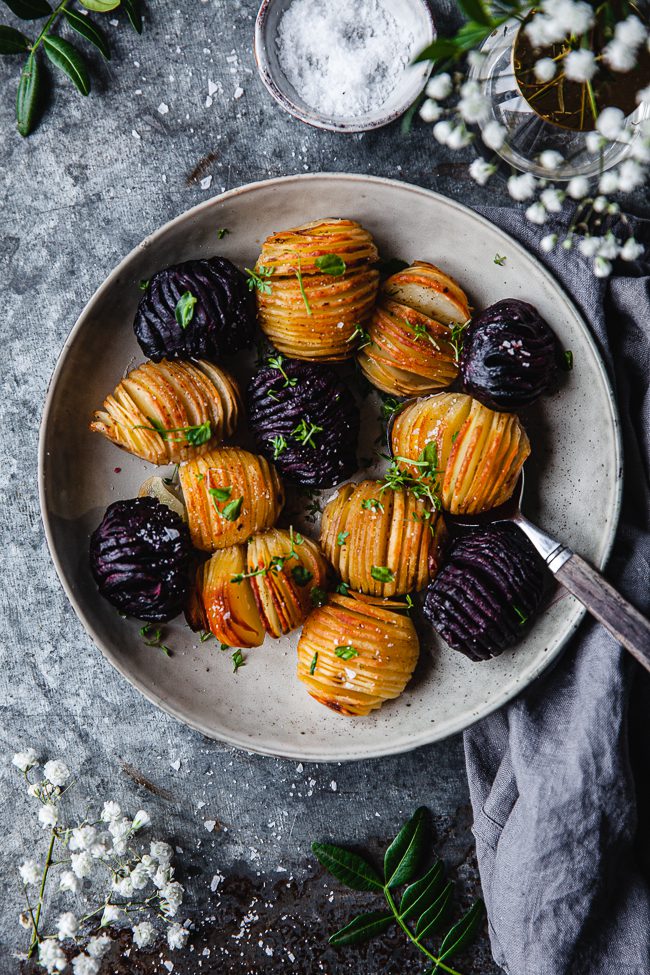 hasselbackspotatis, hasselbacksrödbetor,