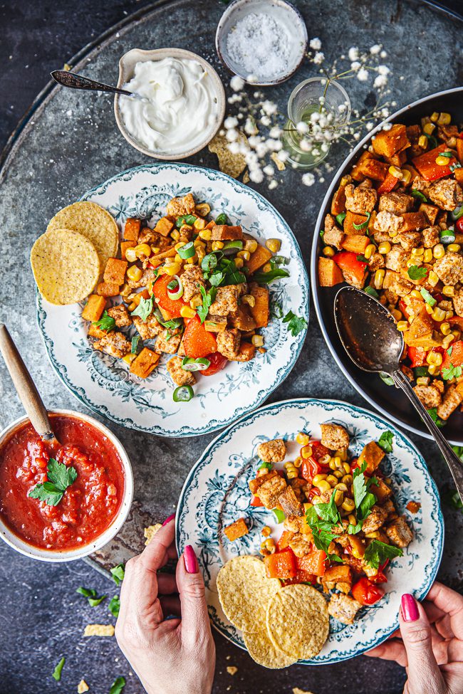 taco, plåtmat, middag, 