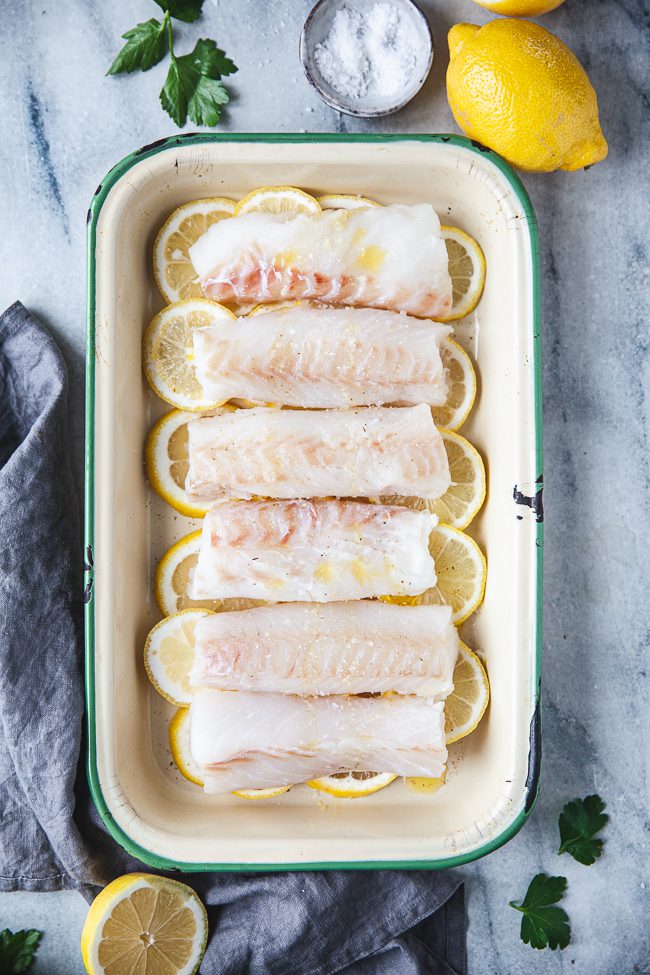 torsk i ugn, fisk i ugn,