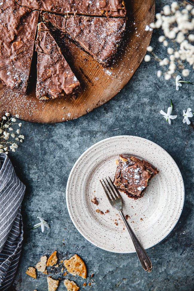 kladdkaka, topping, choklad