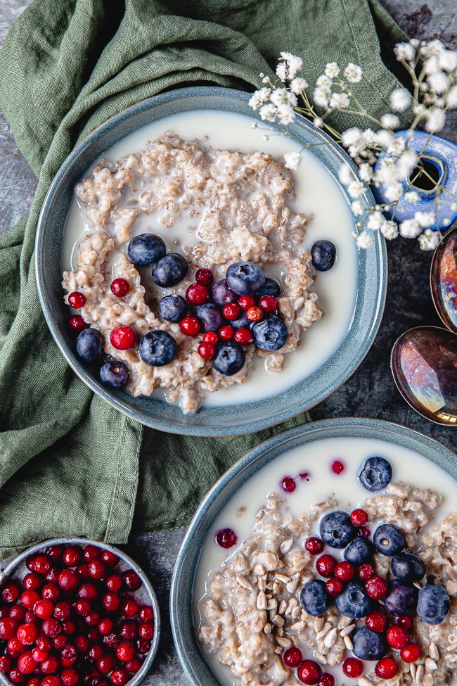 rågflingsgrot, frukost, grot, frukostgrot, nyttig grot, hälsosam grot