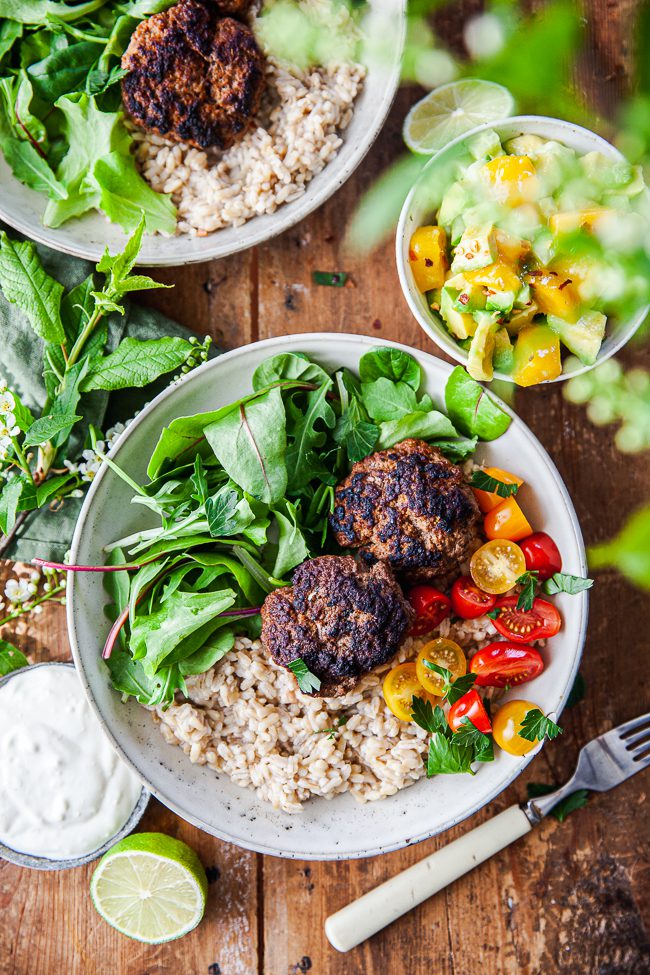 köttfärsbiffar, taco, tacos